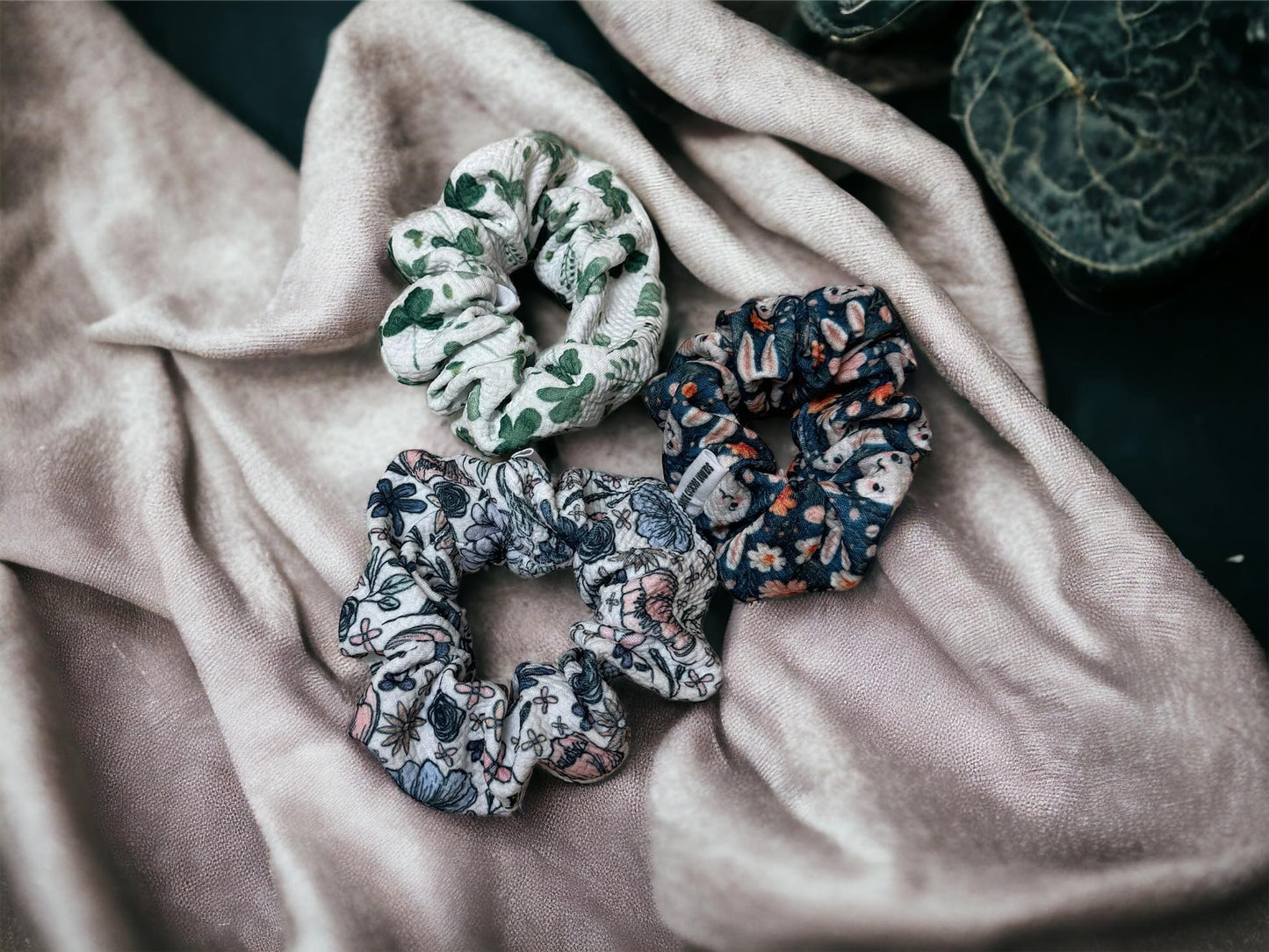 Easter/St Patrick Day Scrunchies