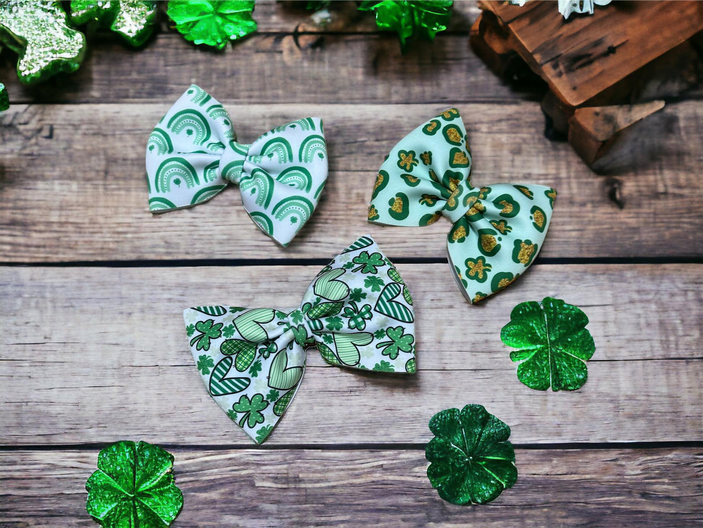 St Patrick's Day Bows