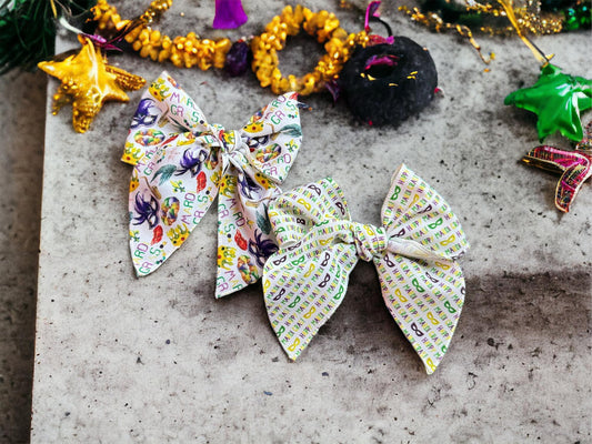 Mardi Gras Fable Bows