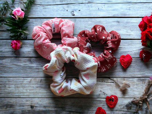 Valentine's Day Scrunchies